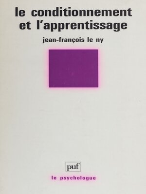 cover image of Le Conditionnement et l'apprentissage